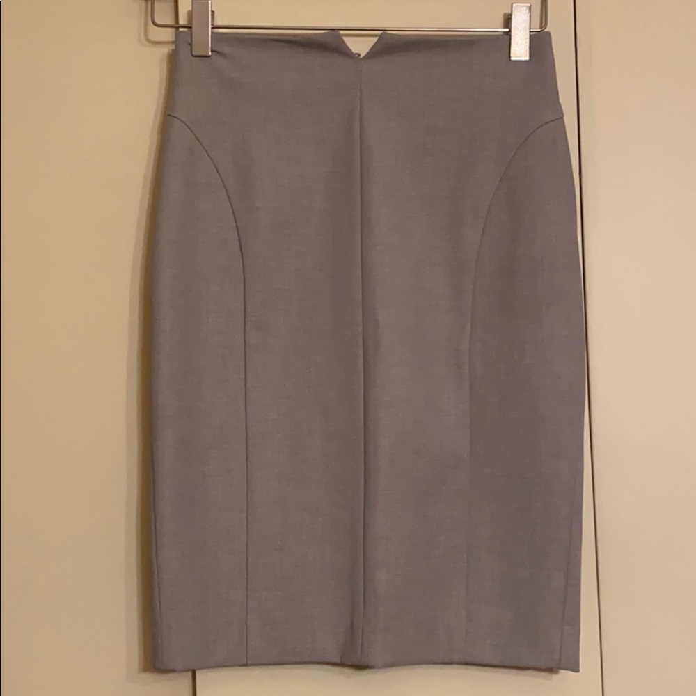 Express grey pencil skirt